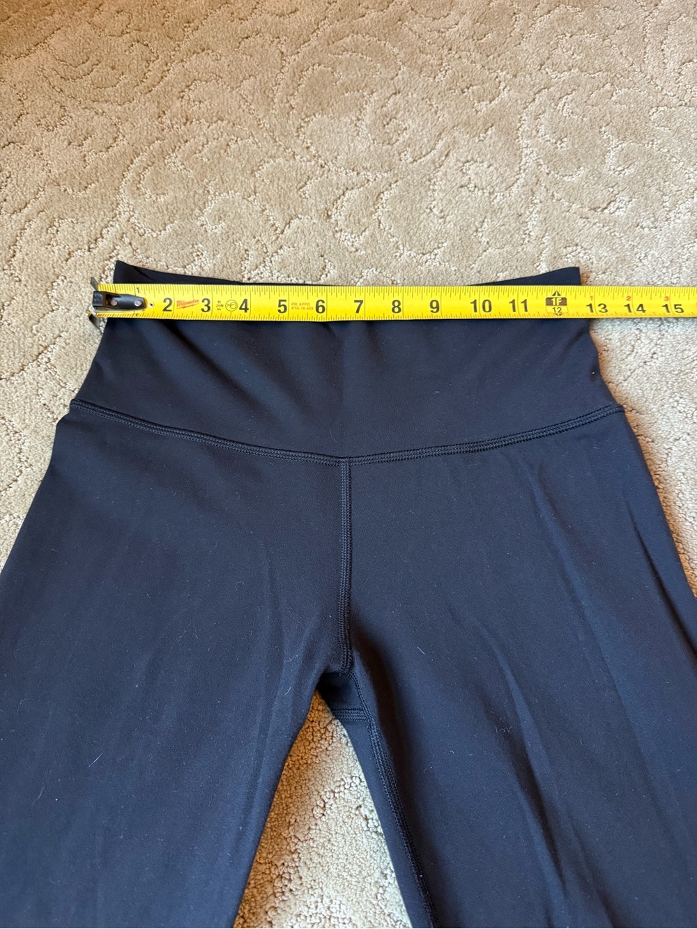 Size 6 or 4 lululemon athletica Black Flare Pants - Picture 5 of 6